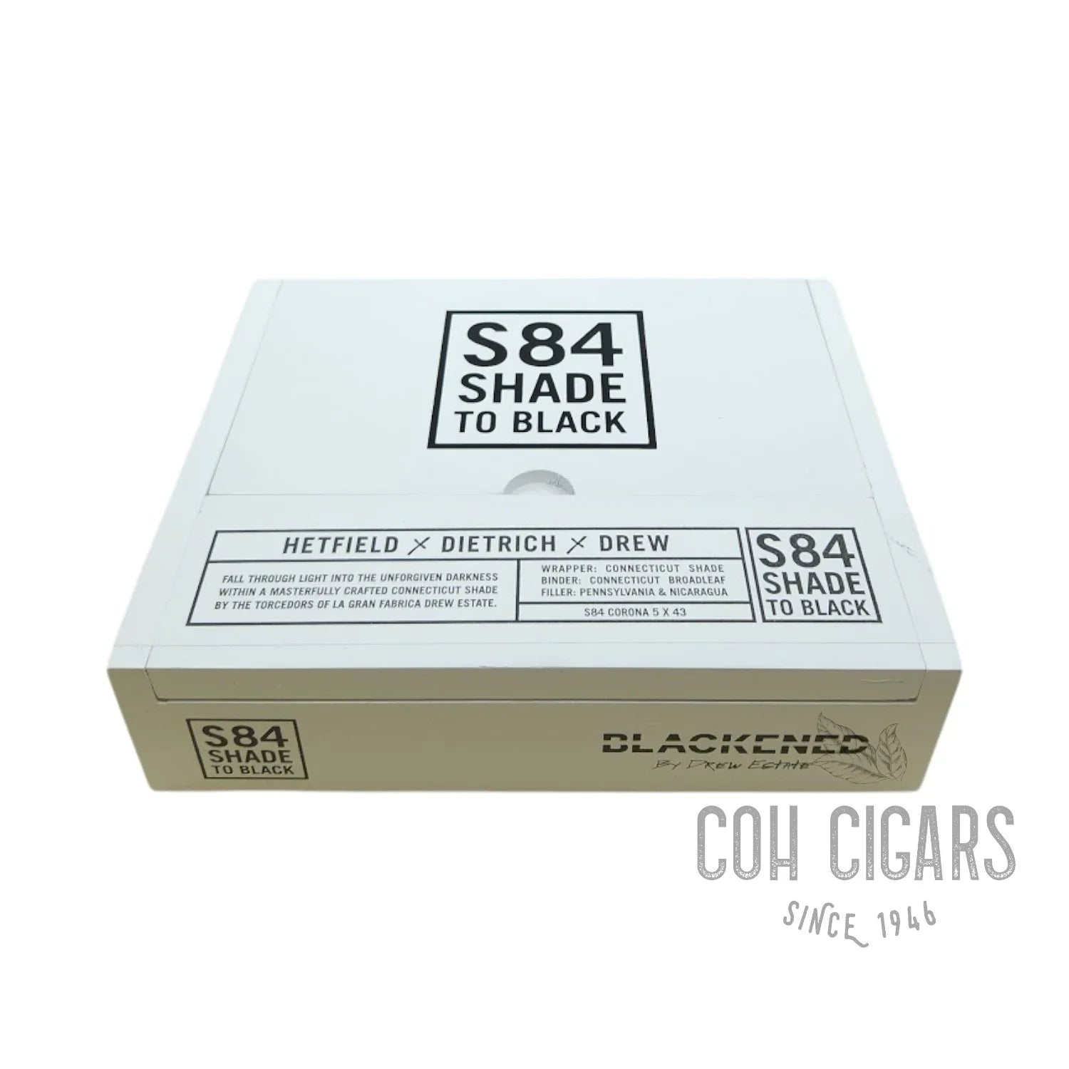 S84 Shade to Black Corona | Box 20 | Blackened Cigars - HK CohCigars -雪茄