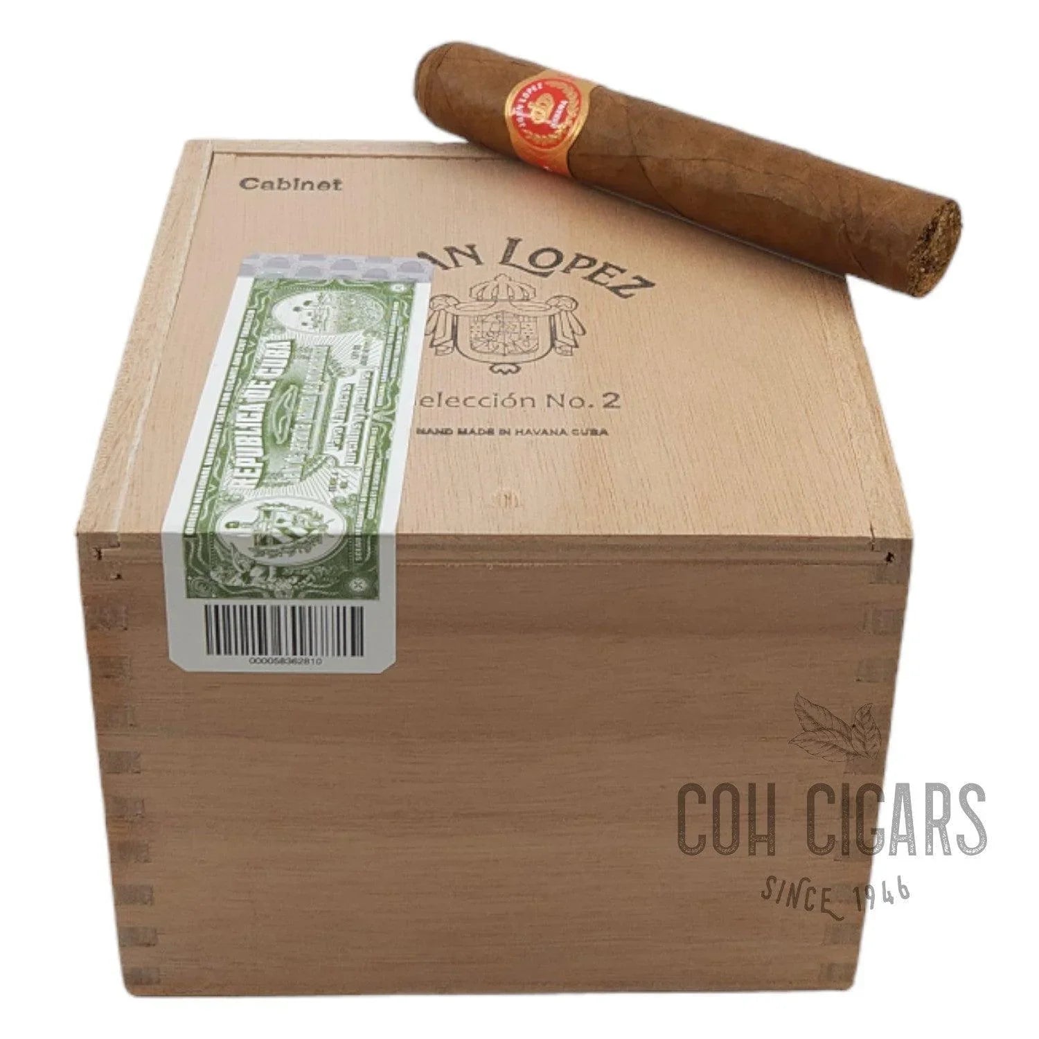COH Cigars | Juan Lopez Seleccion No.2 Box 25 – HK CohCigars