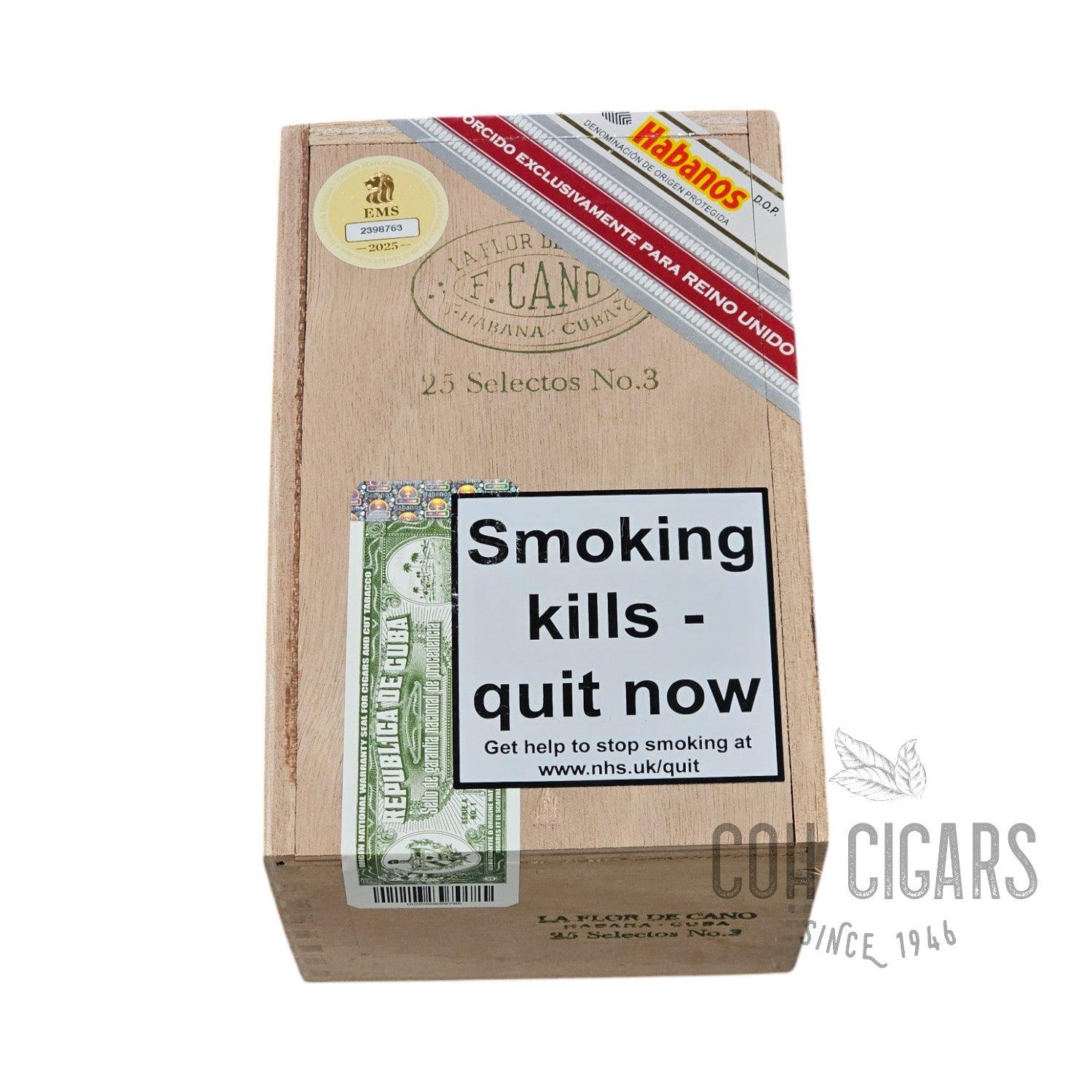 Selectos No.3 EMS | Box 25 | La Flor De Cano cigar - HK CohCigars