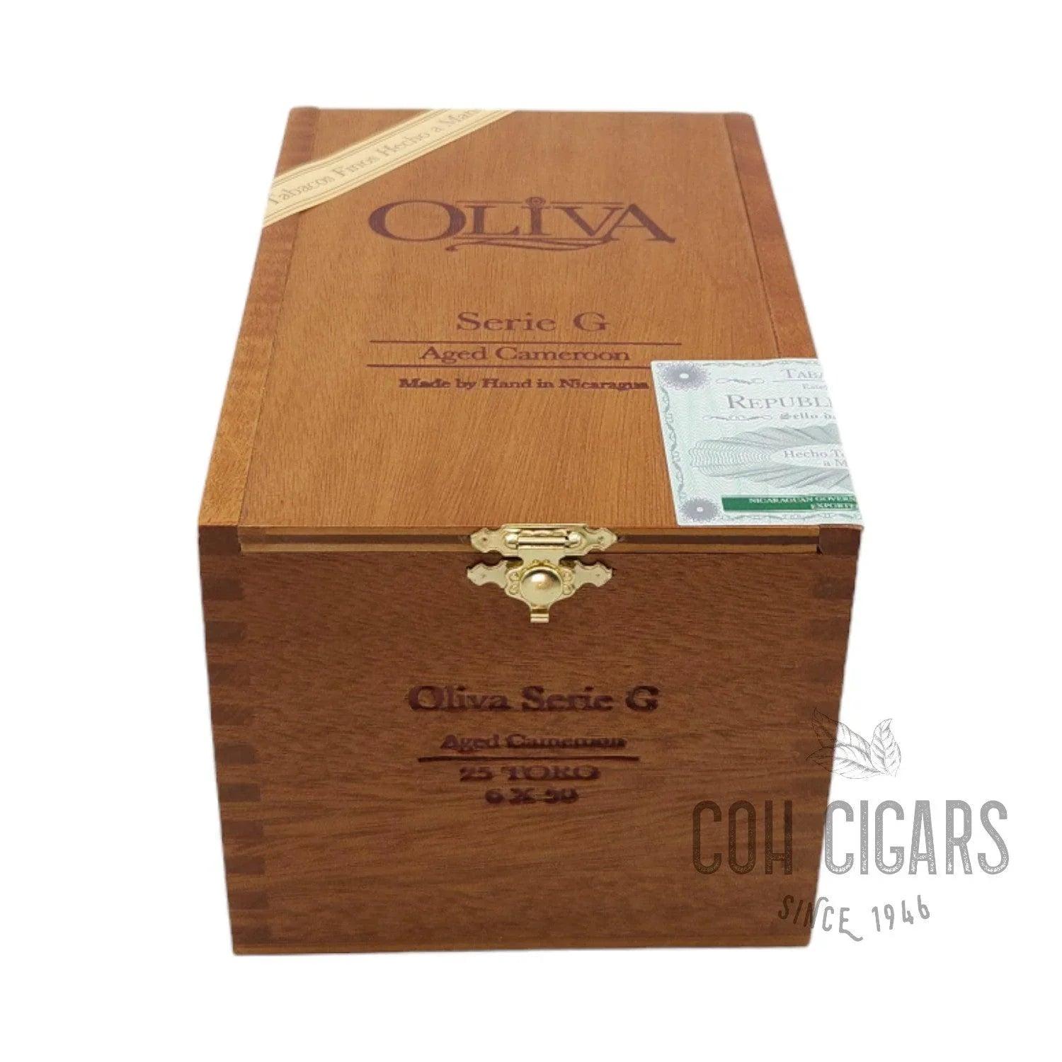 Serie G Aged Cameroon Toro | Box 25 | Oliva cigar - HK CohCigars -雪茄