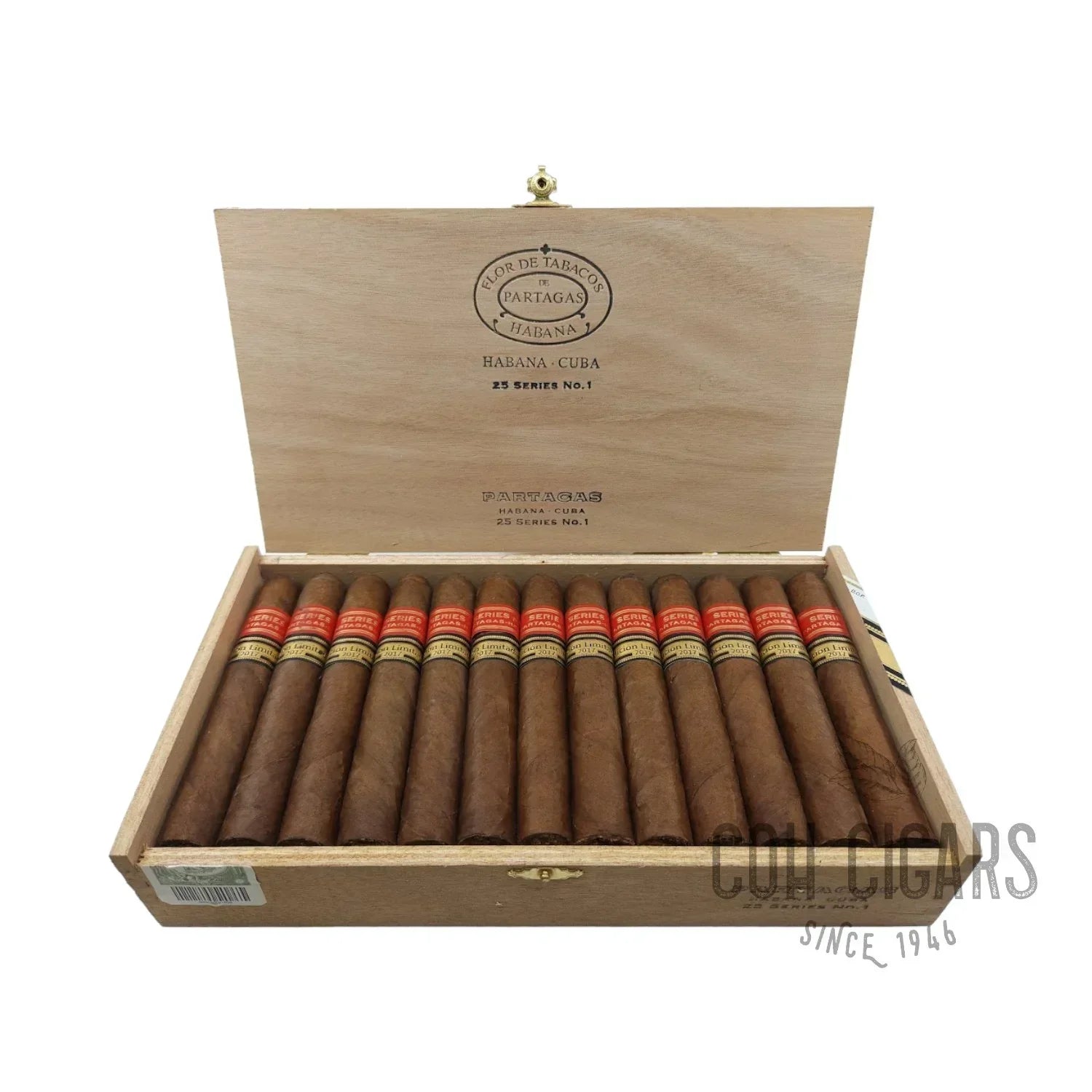 Serie No.1 EL 2017 | Box 25 | Partagas Cigars - HK CohCigars -雪茄