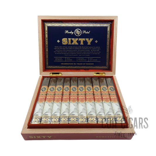 Sixty Robusto 20s Box | Box 20 | Rocky Patel Cigars - HK CohCigars -雪茄