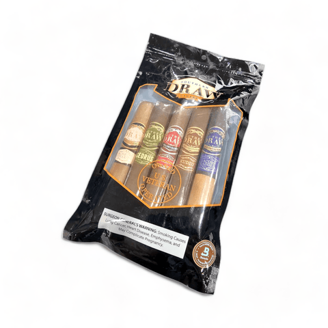 Southern Draw Cigars | Pak Owned U.S. Vetran Operated (Rose Of Sharon+Manzanita+Cedrus+Kudzu+Jacob's Ladder) Sampler | Box of 5 - hk.cohcigars