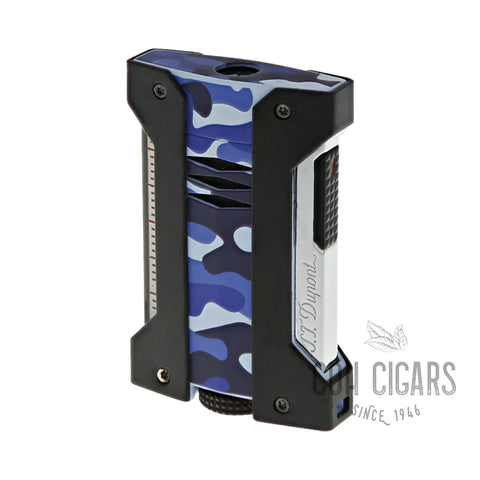 St. Dupont | DÉFI EXTRÊME BLUE CAMOUFLAG LIGHTER - HK CohCigars -雪茄
