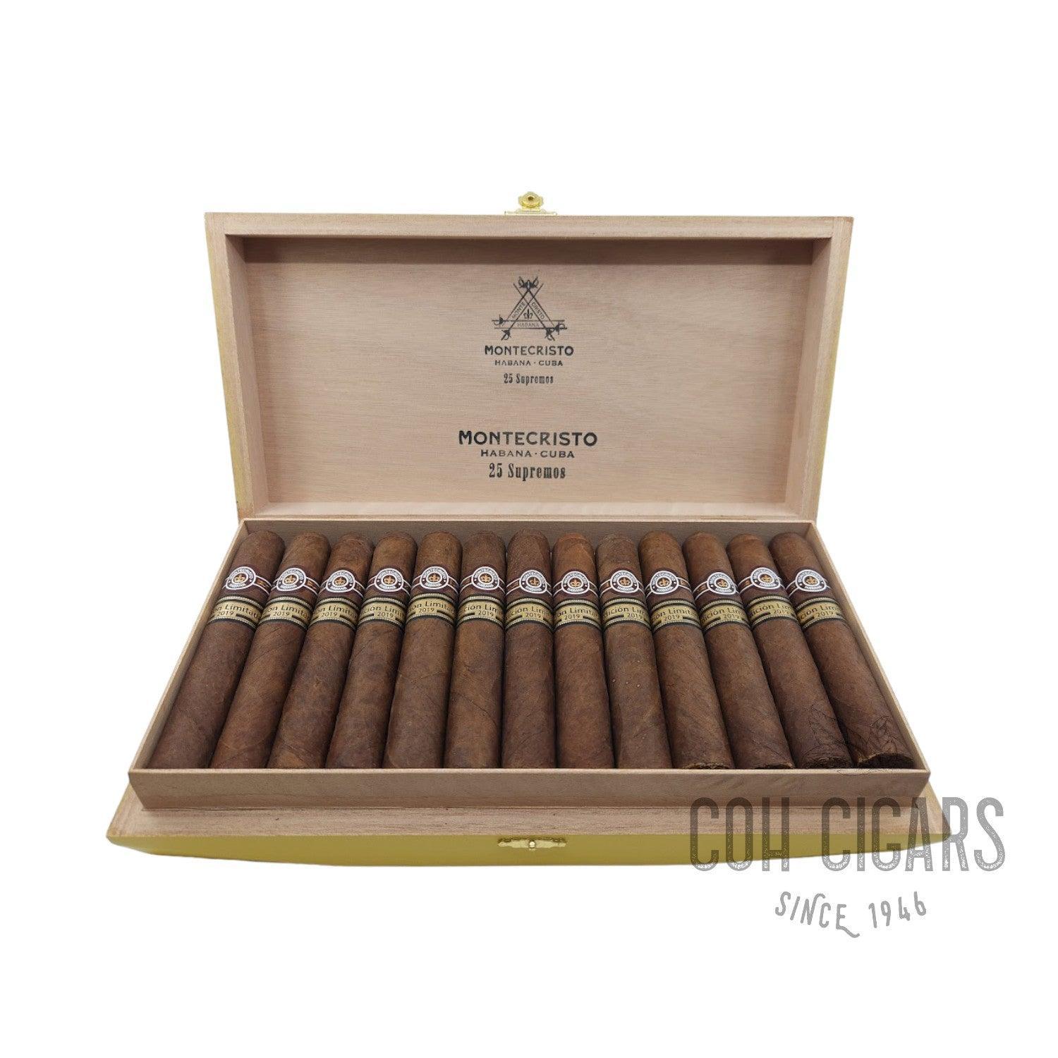 Supremos EL 2019 | Box 25 | Montecristo Cigars - HK CohCigars -雪茄