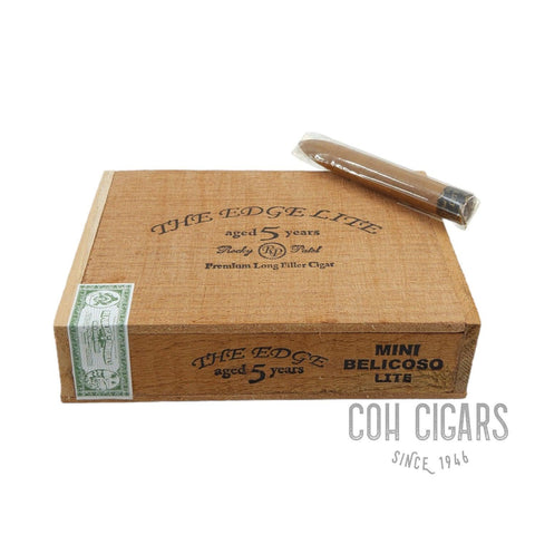 The Edge Lite Aged 5 Years Premlum Long Filler Cigar Mini Belicoso Lite | Box 20 | Rocky Patel Cigars - HK CohCigars -雪茄