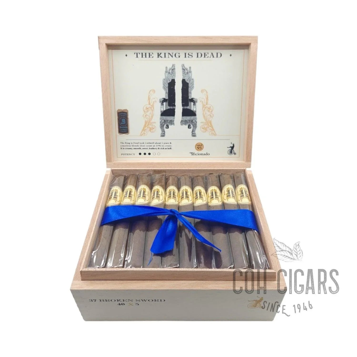 The King Is Dead Broken Sword | Box 37 | Caldwell cigar - HK CohCigars -雪茄
