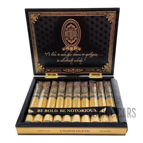 Unapologetic Toro | Box 10 | Notorious By Conor Mcgregor Cigars