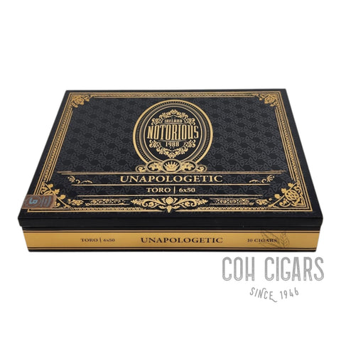 Unapologetic Toro | Box 10 | Notorious By Conor Mcgregor Cigars