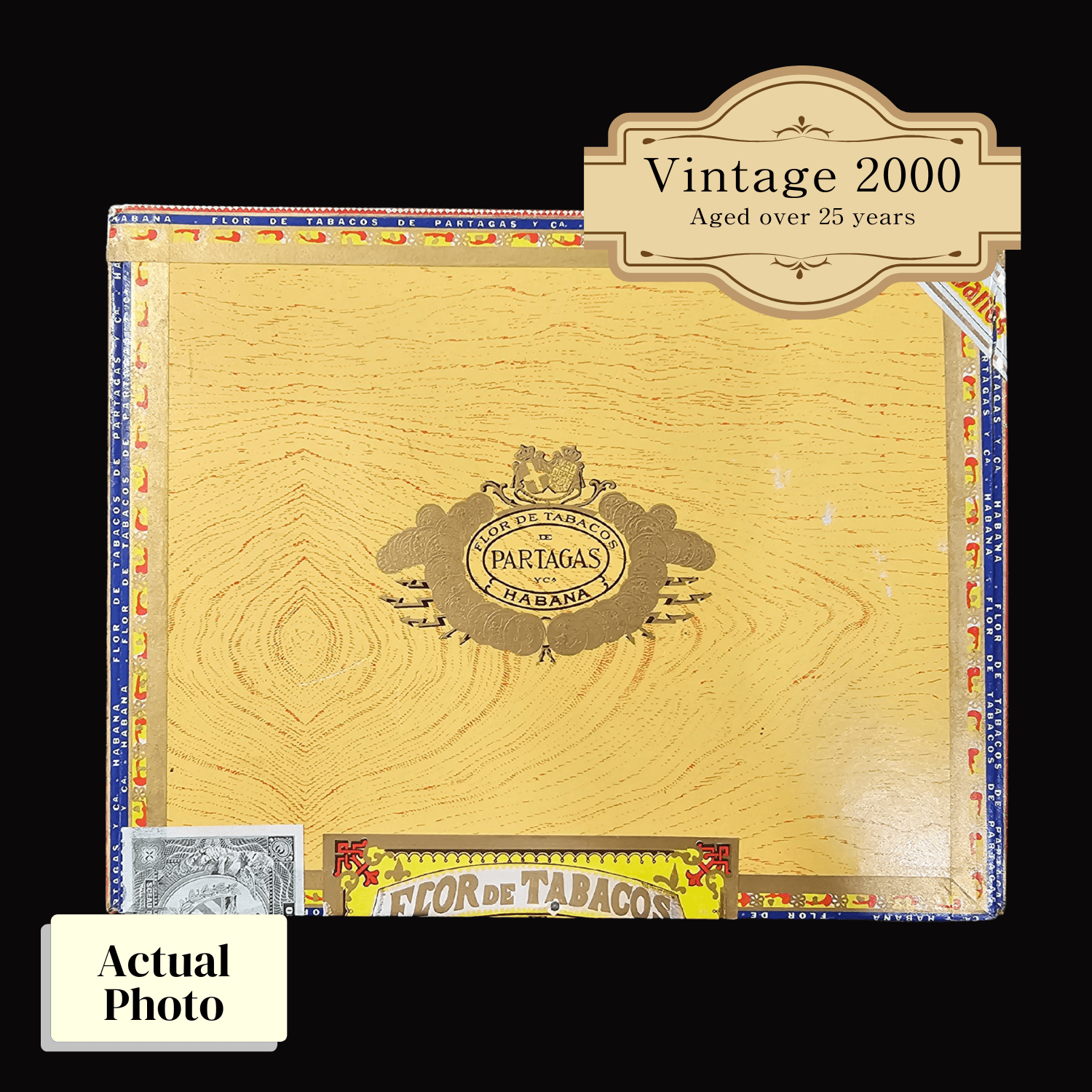 Vintage 2000 | Partagas Churchills de Luxe | Box 25 (Box Code: PAS LE 00) - HK CohCigars