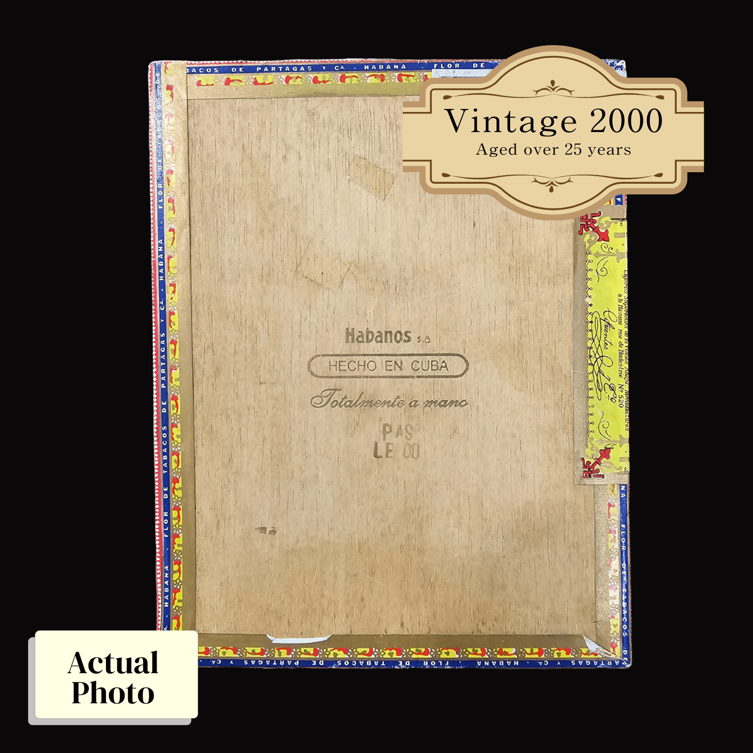 Vintage 2000 | Partagas Churchills de Luxe | Box 25 (Box Code: PAS LE 00) - HK CohCigars