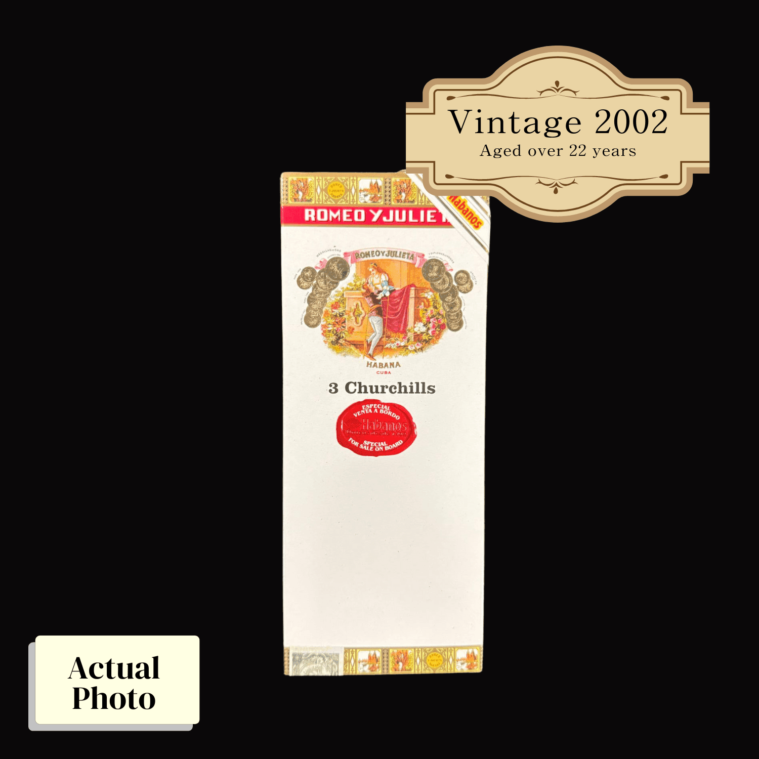 Vintage 2002 | Romeo Y Julieta Churchill (Cruise Retail Exclusive) | Box 6 (Box Code: PUC OCT 02) - HK CohCigars
