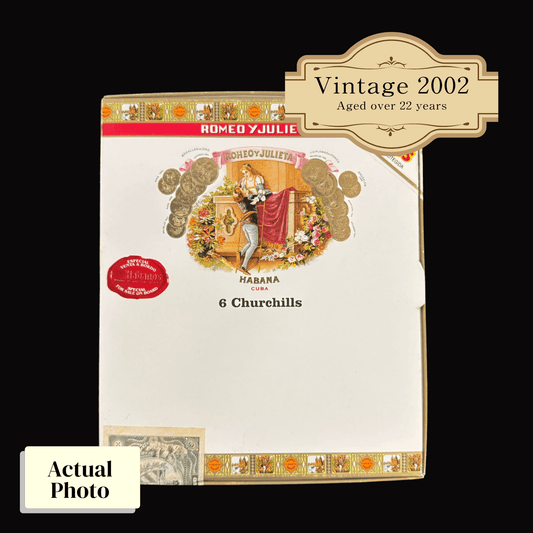 Vintage 2002 | Romeo Y Julieta Churchill (Cruise Retail Exclusive) | Box 6 (Box Code: PUC OCT 02) - HK CohCigars