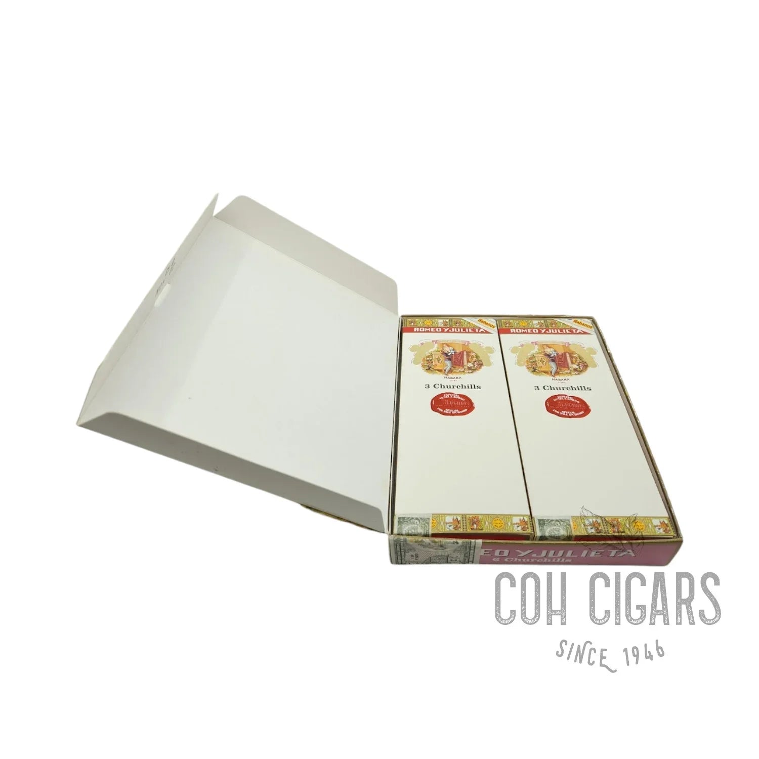 Vintage 2002 | Romeo Y Julieta Churchills Box 6 - HK CohCigars -雪茄