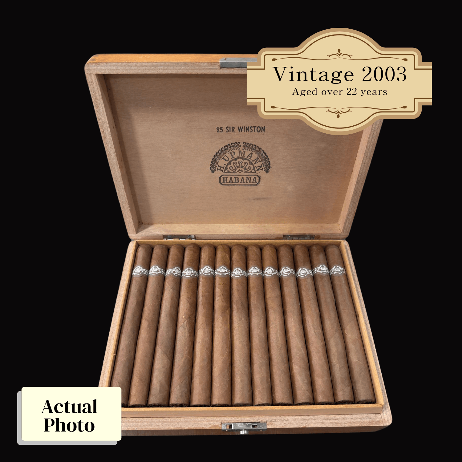 Vintage 2003 | H.Upmann Sir Winston | Box 25 (Box Code: RUC MAR 03) - HK CohCigars