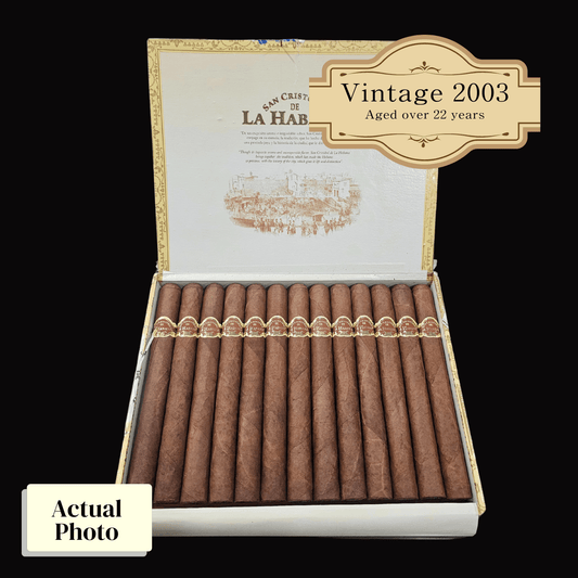 Vintage 2003 | San Cristobal De La Habana El Morro | Box 25 (Box Code: EAR ABR 03) - HK CohCigars