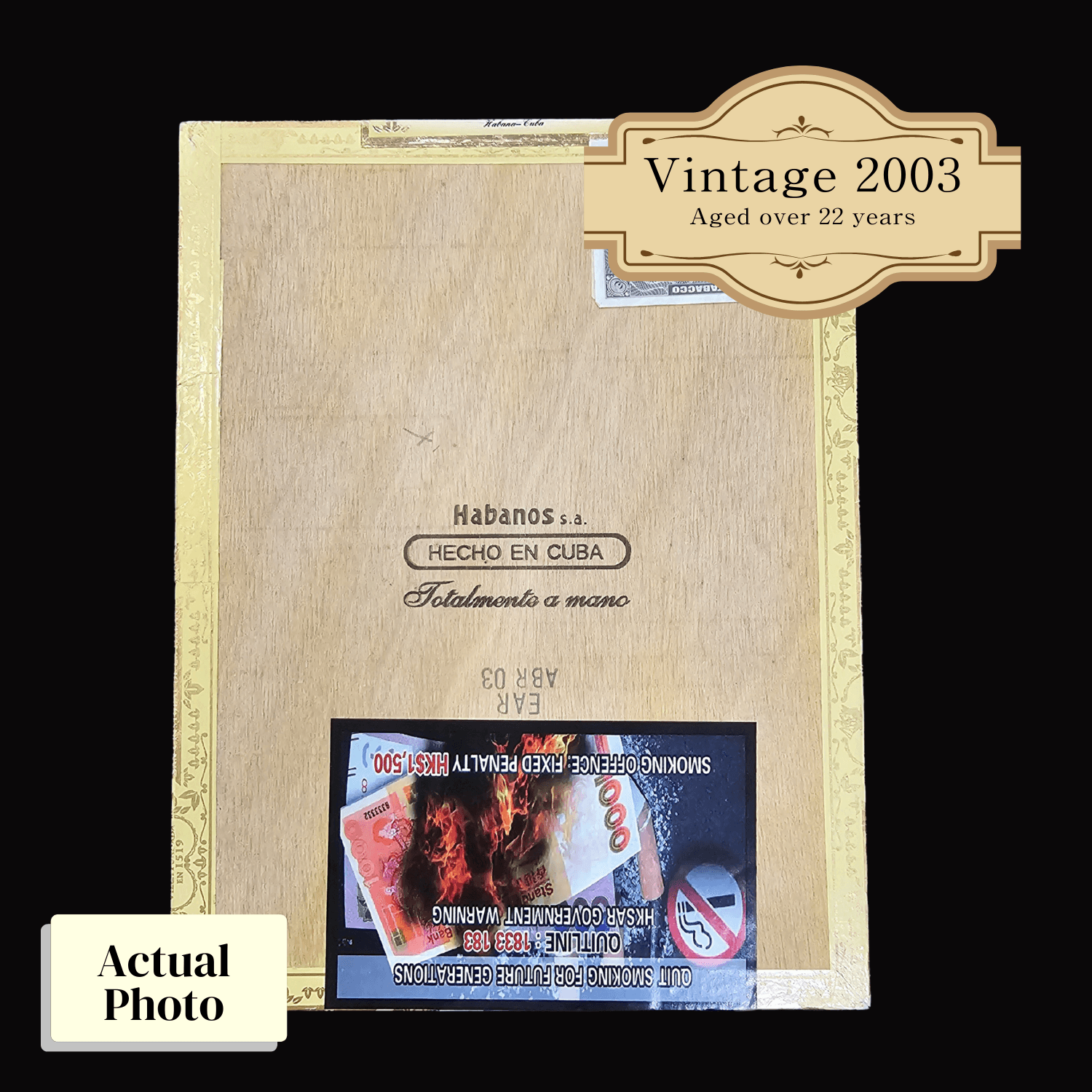 Vintage 2003 | San Cristobal De La Habana El Morro | Box 25 (Box Code: EAR ABR 03) - HK CohCigars
