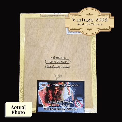Vintage 2003 | San Cristobal De La Habana El Morro | Box 25 (Box Code: EAR ABR 03) - HK CohCigars