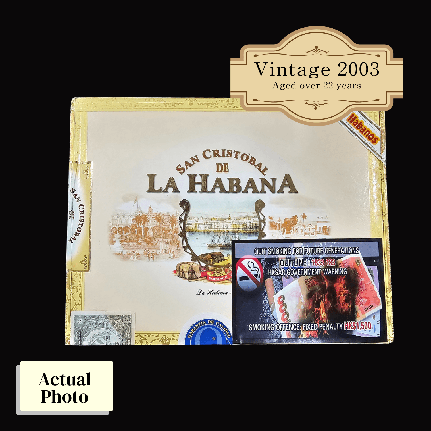 Vintage 2003 | San Cristobal De La Habana El Morro | Box 25 (Box Code: EAR ABR 03) - HK CohCigars
