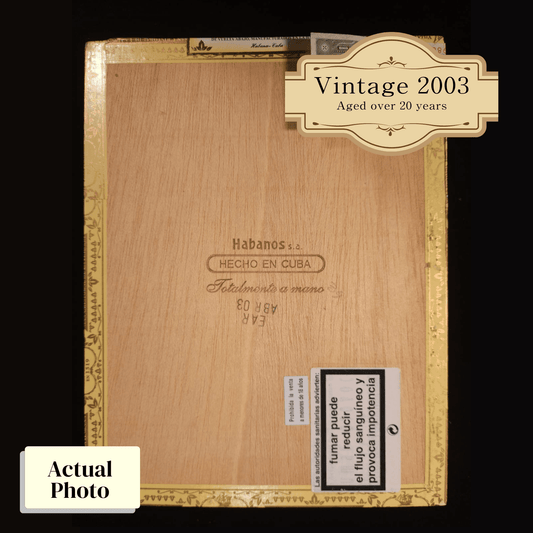 Vintage 2003 | San Cristobal De La Habana El Morro | Box 25 (Box Code: EAR ABR 03) - HK CohCigars