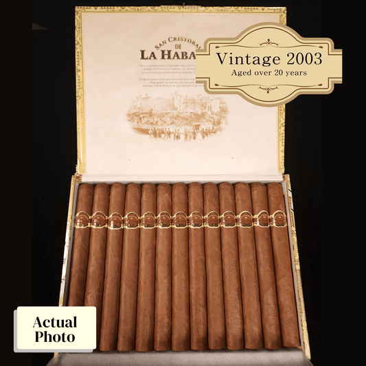 Vintage 2003 | San Cristobal De La Habana El Morro | Box 25 (Box Code: EAR ABR 03) - HK CohCigars