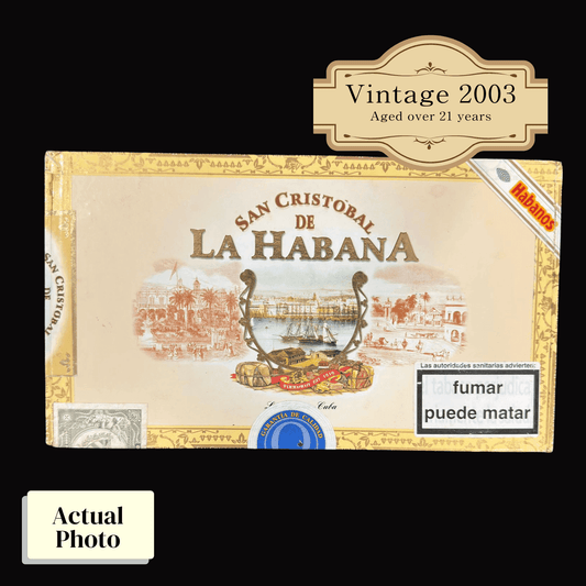 Vintage 2003 | San Cristobal De La Habana La Punta | Box 25 (Box Code: EAR ABR 03) - HK CohCigars
