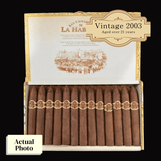Vintage 2003 | San Cristobal De La Habana La Punta | Box 25 (Box Code: EAR ABR 03) - HK CohCigars