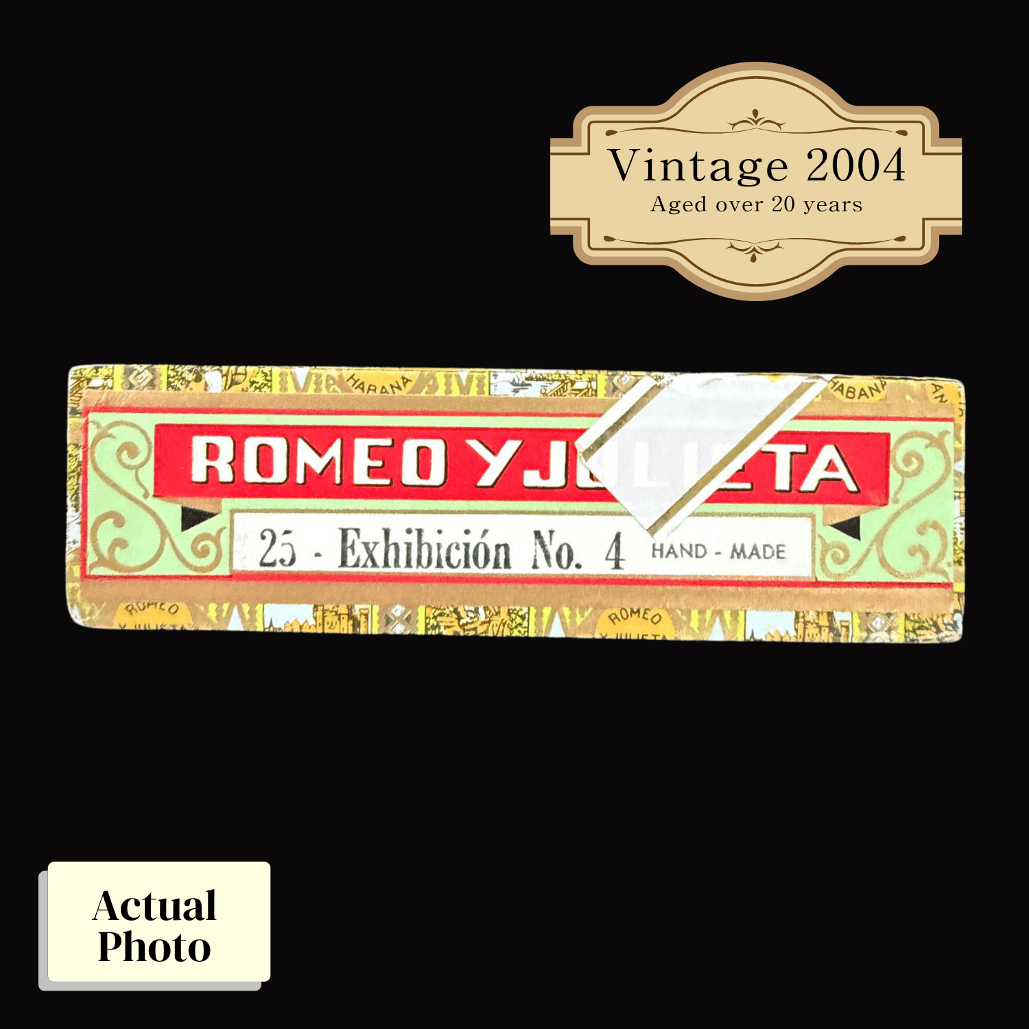 Vintage 2004 | Romeo Y Julieta Exhibicion No.4 | Box 25 (Box Code: OFL MAY 04) - HK CohCigars