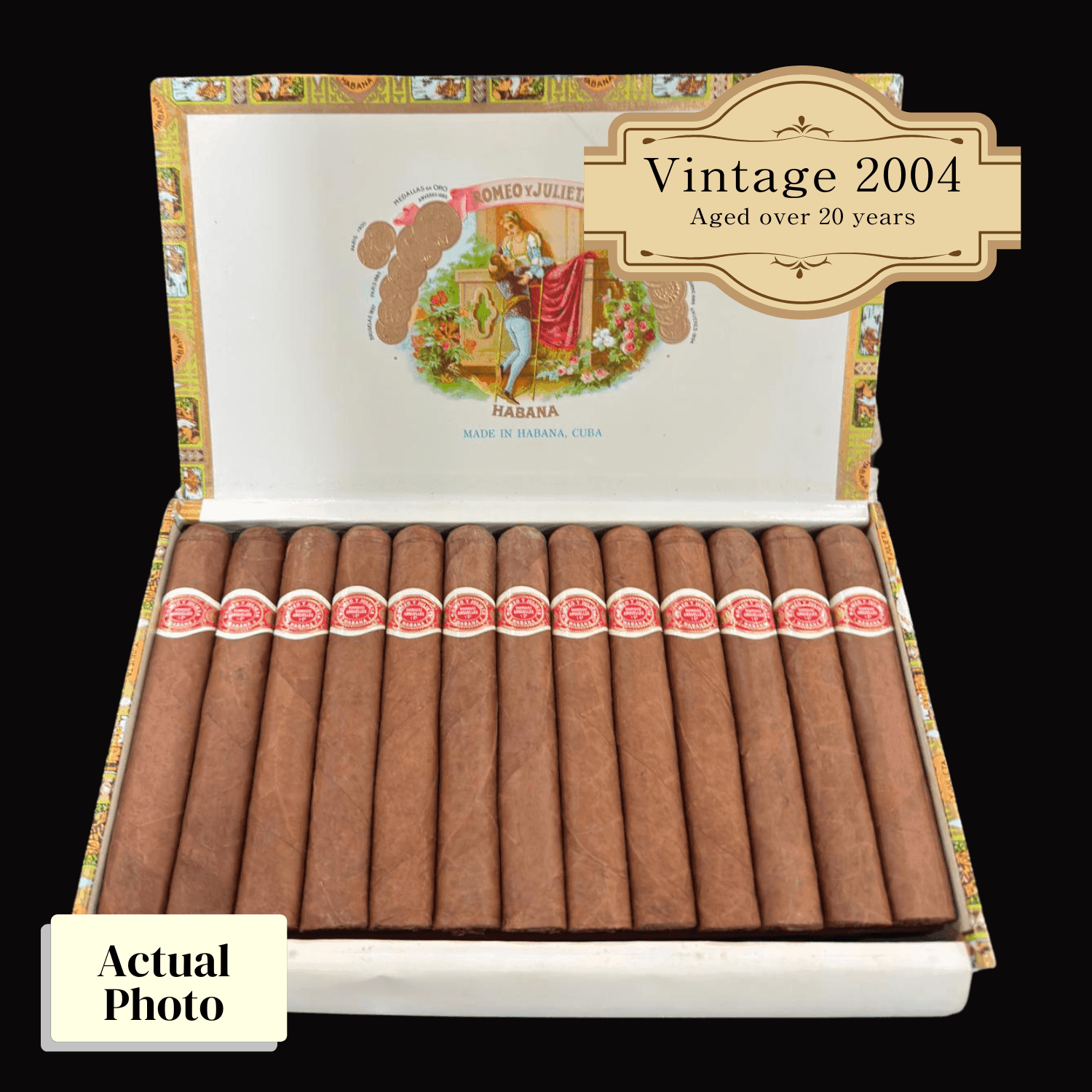Vintage 2004 | Romeo Y Julieta Exhibicion No.4 | Box 25 (Box Code: OFL MAY 04) - HK CohCigars