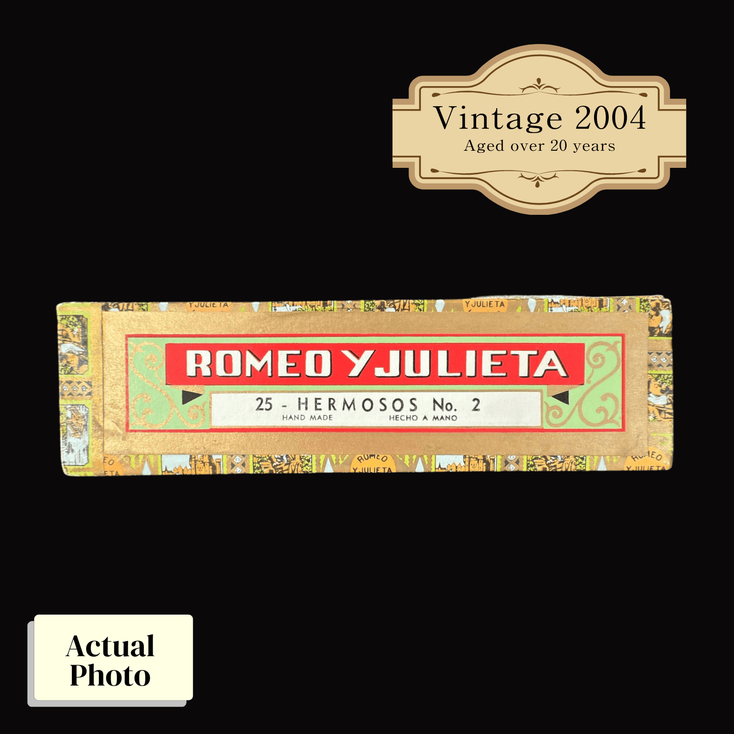 Vintage 2004 | Romeo Y Julieta Hermosos No.2 | Box 25 (Box Code: F00 OCT 04)(ref:SN00008781) - HK CohCigars
