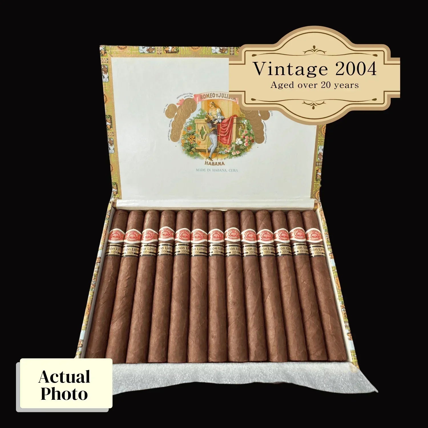 Vintage 2004 | Romeo Y Julieta Hermosos No.2 | Box 25 (Box Code: F00 OCT 04)(ref:SN00008781) - HK CohCigars