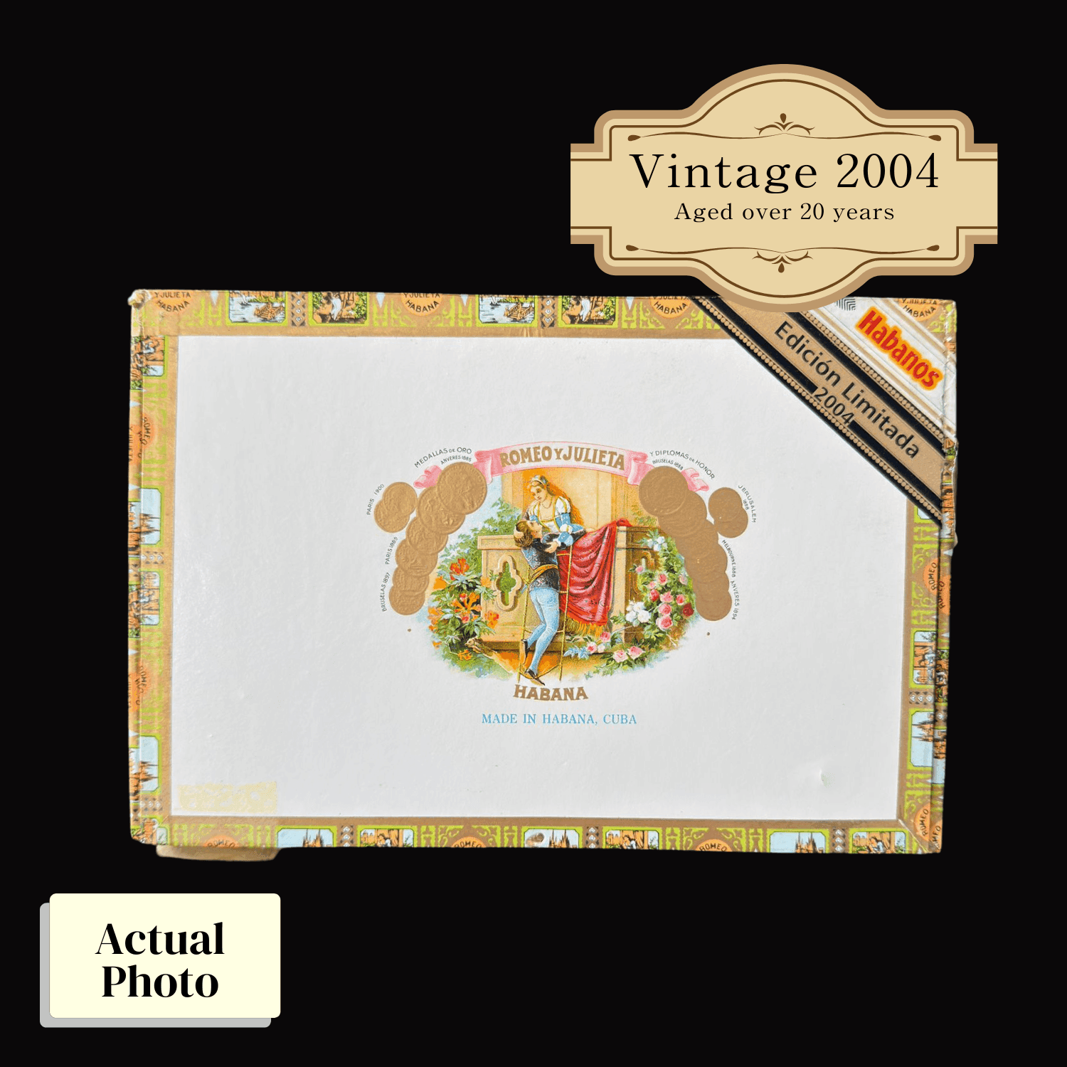 Vintage 2004 | Romeo Y Julieta Hermosos No.2 | Box 25 (Box Code: F00 OCT 04)(ref:SN00008782) - HK CohCigars