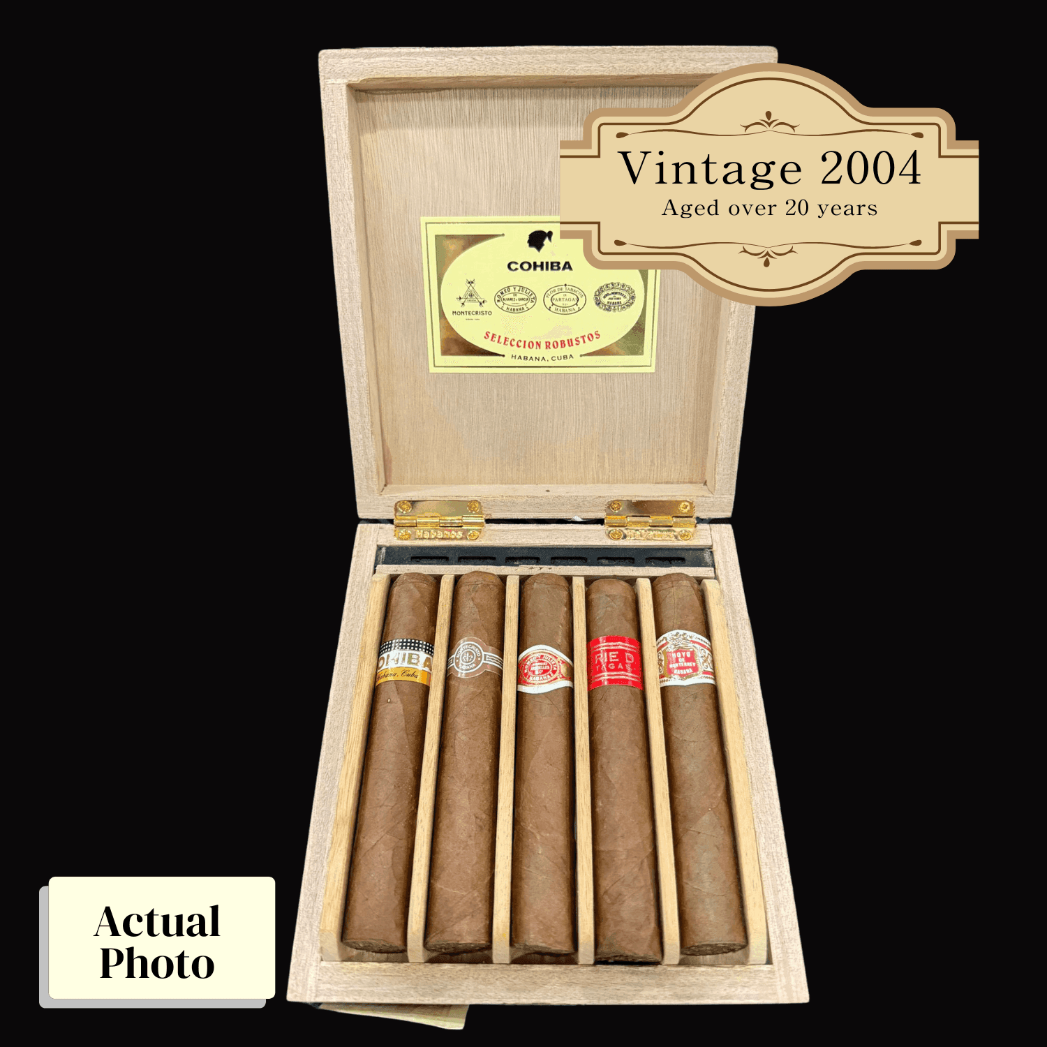 Vintage 2004 | Seleccion Robustos | Box 5 (Box Code:GKI NOV 04) - HK CohCigars