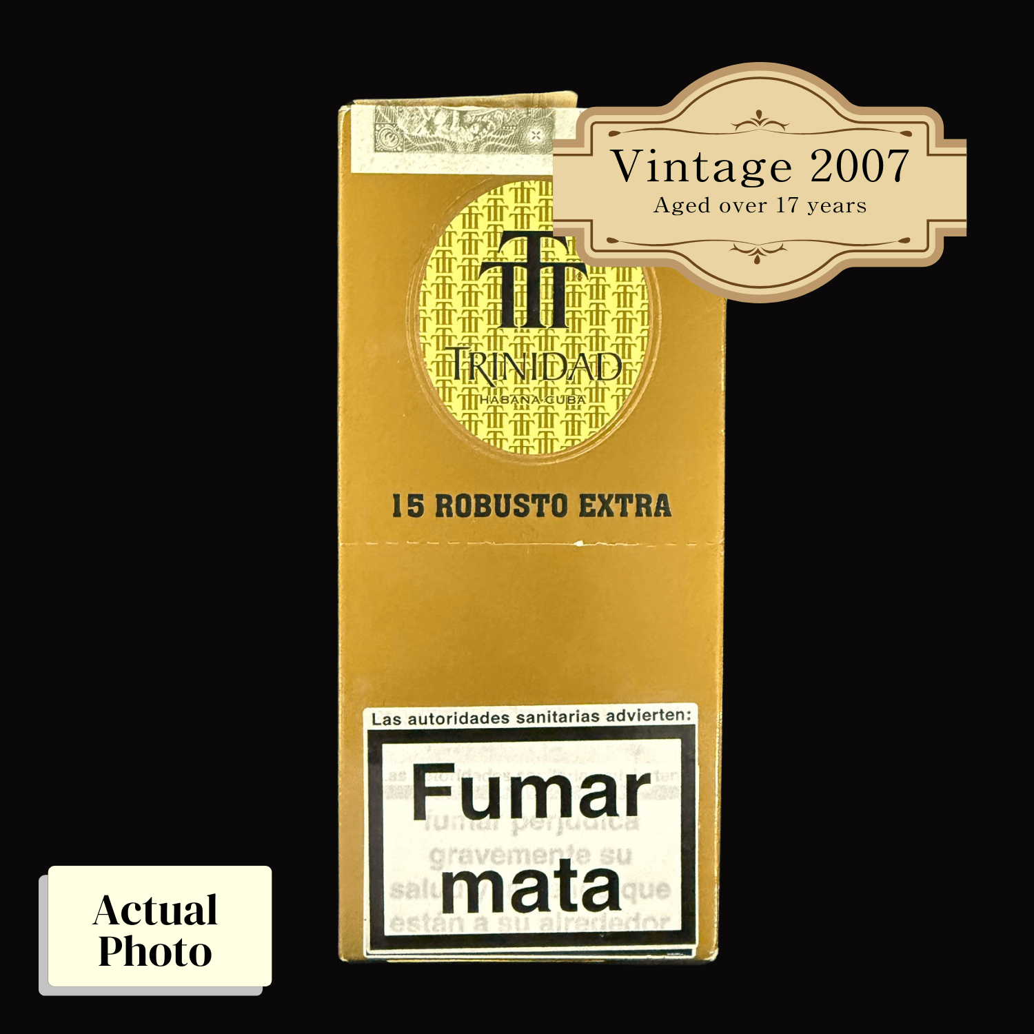 Vintage 2007 | Trinidad Robustos Extra | Box 15 (Box Code: OUR JUL 07) - HK CohCigars