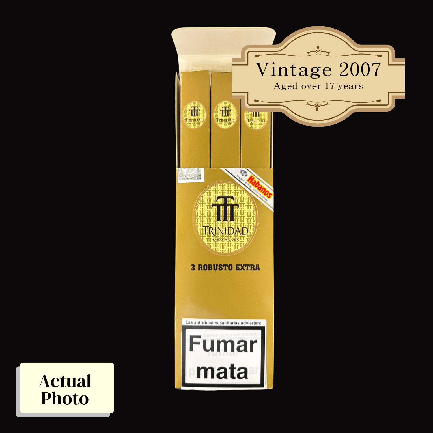 Vintage 2007 | Trinidad Robustos Extra | Box 15 (Box Code: OUR JUL 07) - HK CohCigars