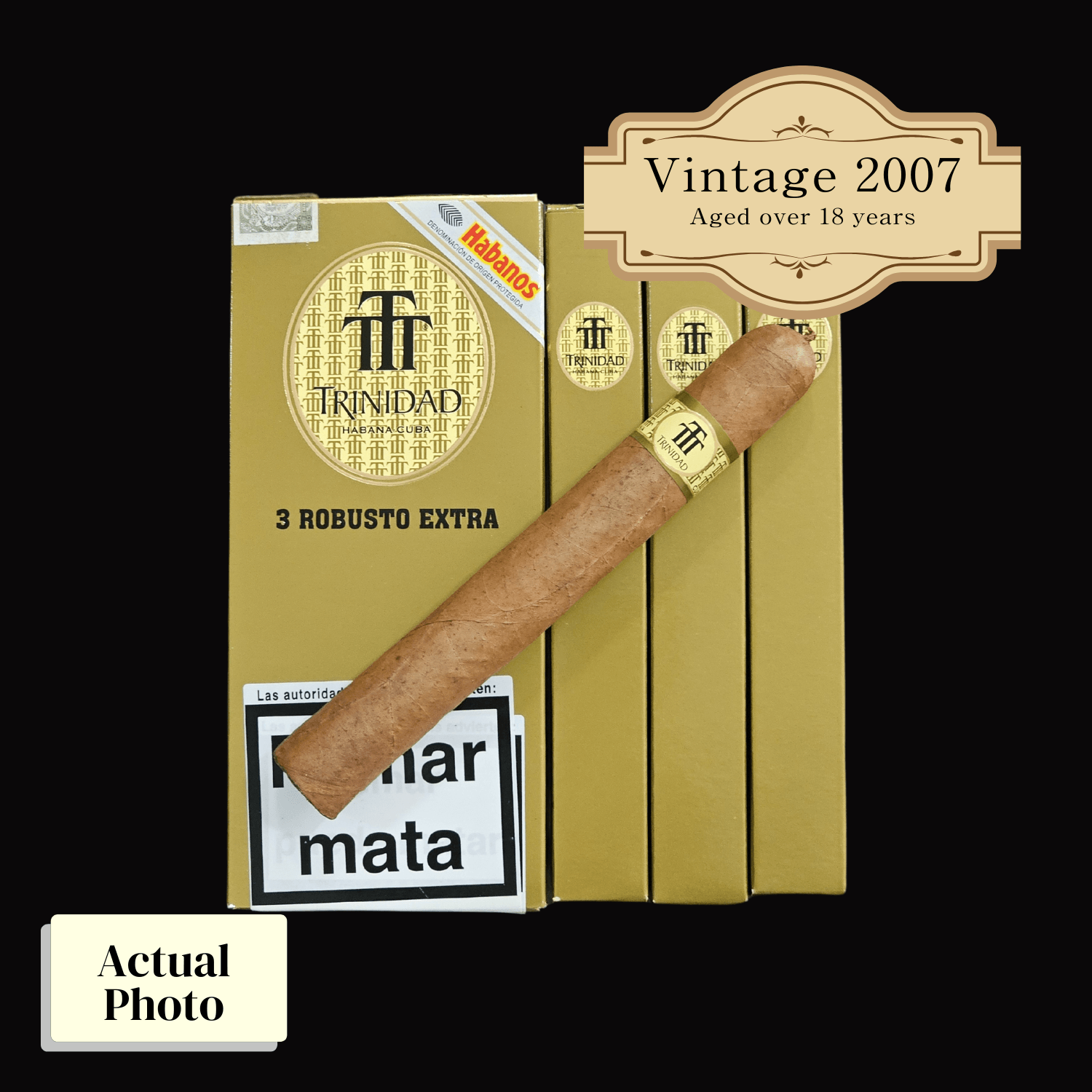 Vintage 2007 | Trinidad Robustos Extra | Box 15 (Box Code: OUR JUL 07)(ref: SN00012385) - HK CohCigars