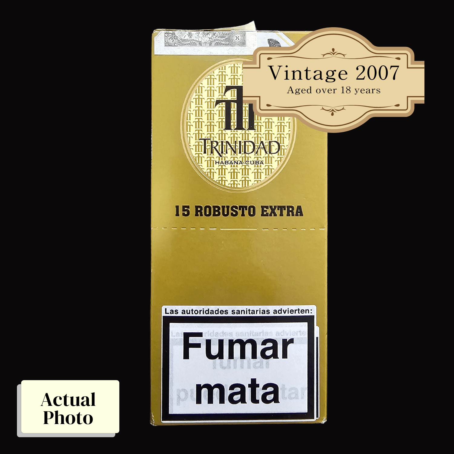 Vintage 2007 | Trinidad Robustos Extra | Box 15 (Box Code: OUR JUL 07)(ref: SN00012385) - HK CohCigars