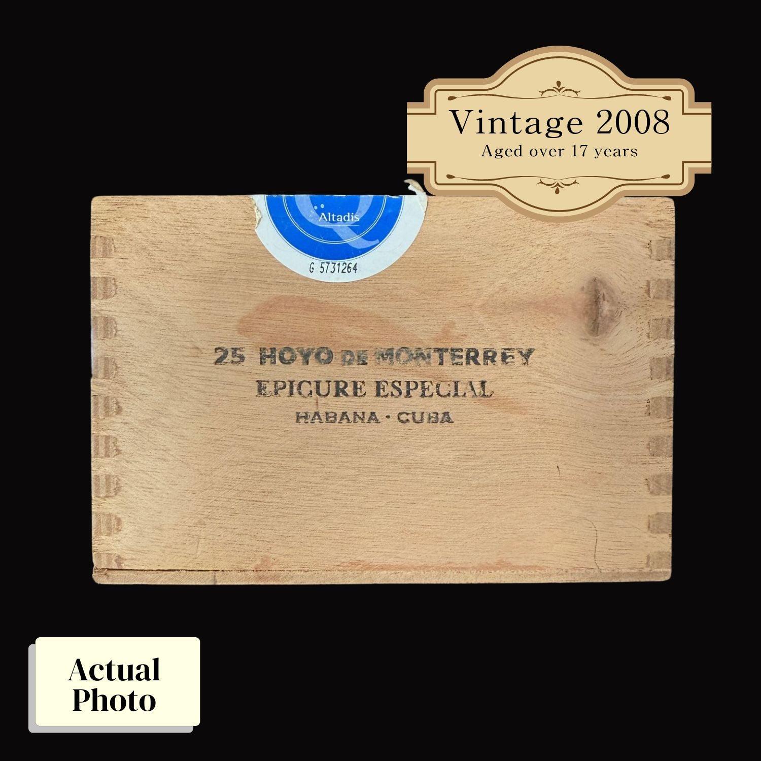 Vintage 2008 | Hoyo de Monterrey Epicure Especial | Box 25 (Box Code: EMA NOV 08) - HK CohCigars