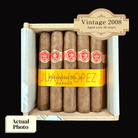 Vintage 2008 | Juan Lopez Seleccion No.2 | Box 25 (Box Code: SMG JUL 08) - HK CohCigars