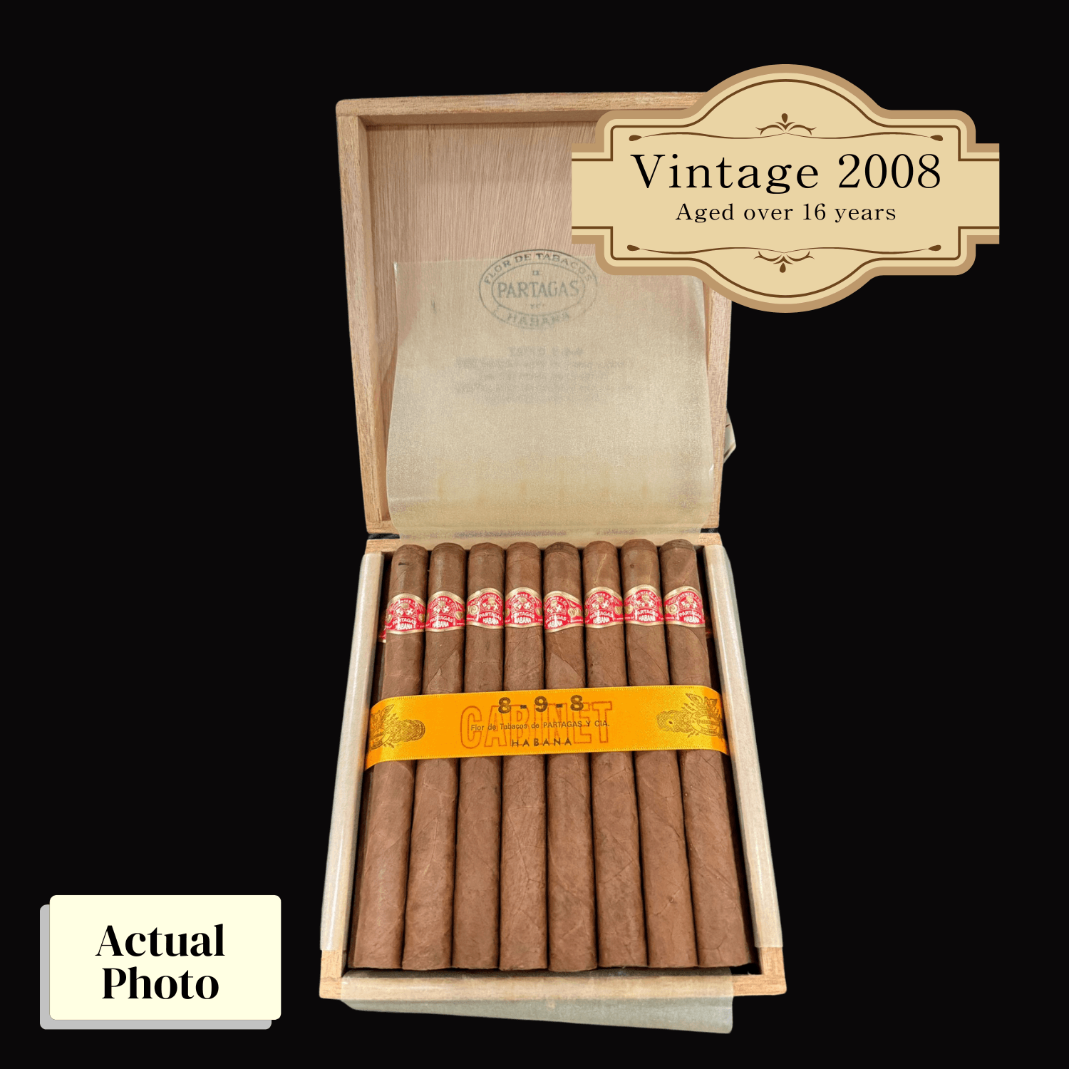 Vintage 2008 | Partagas 8-9-8 | Box 25 (Box Code: 6EA JUL 08) - HK CohCigars