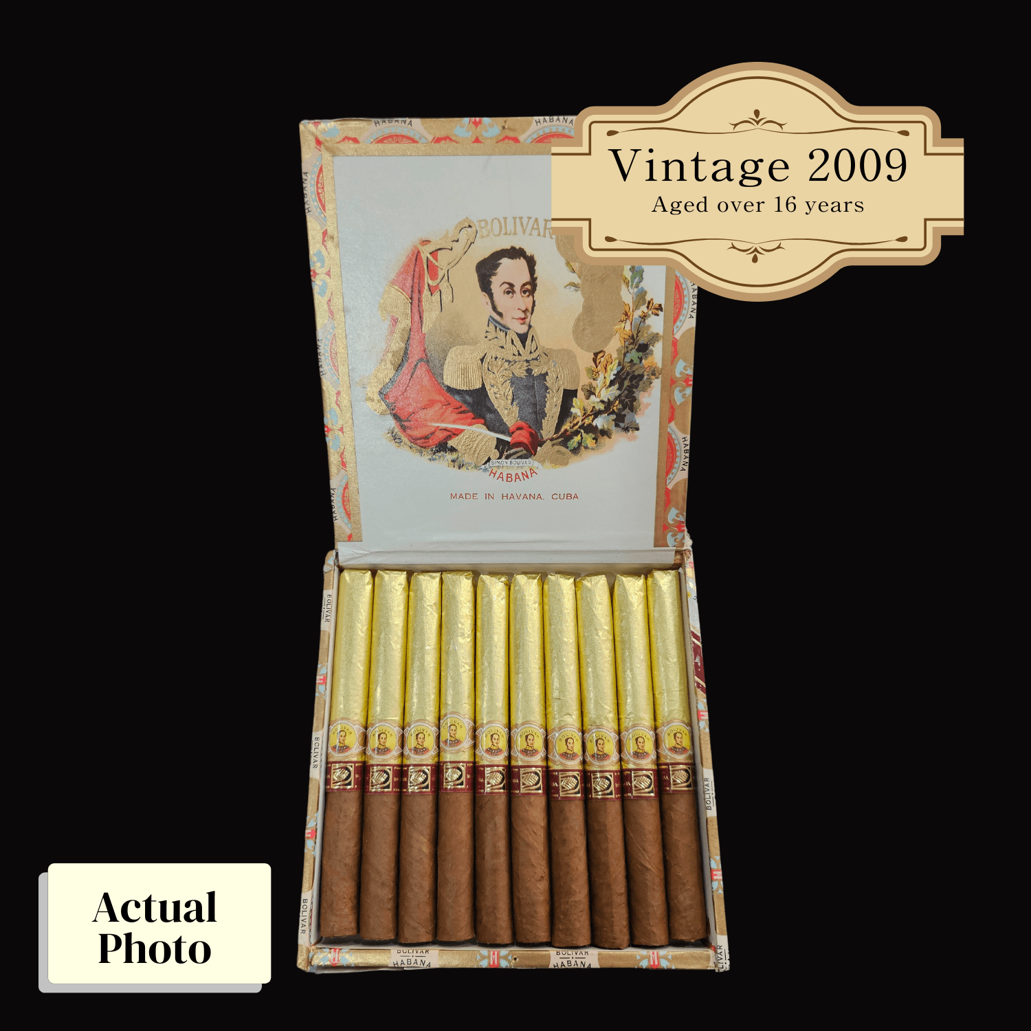 Vintage 2009 | Bolivar Gold Medal LCDH | Box 10 (Box Code: LRE SEP 09) (ref:SN00012384) - HK CohCigars