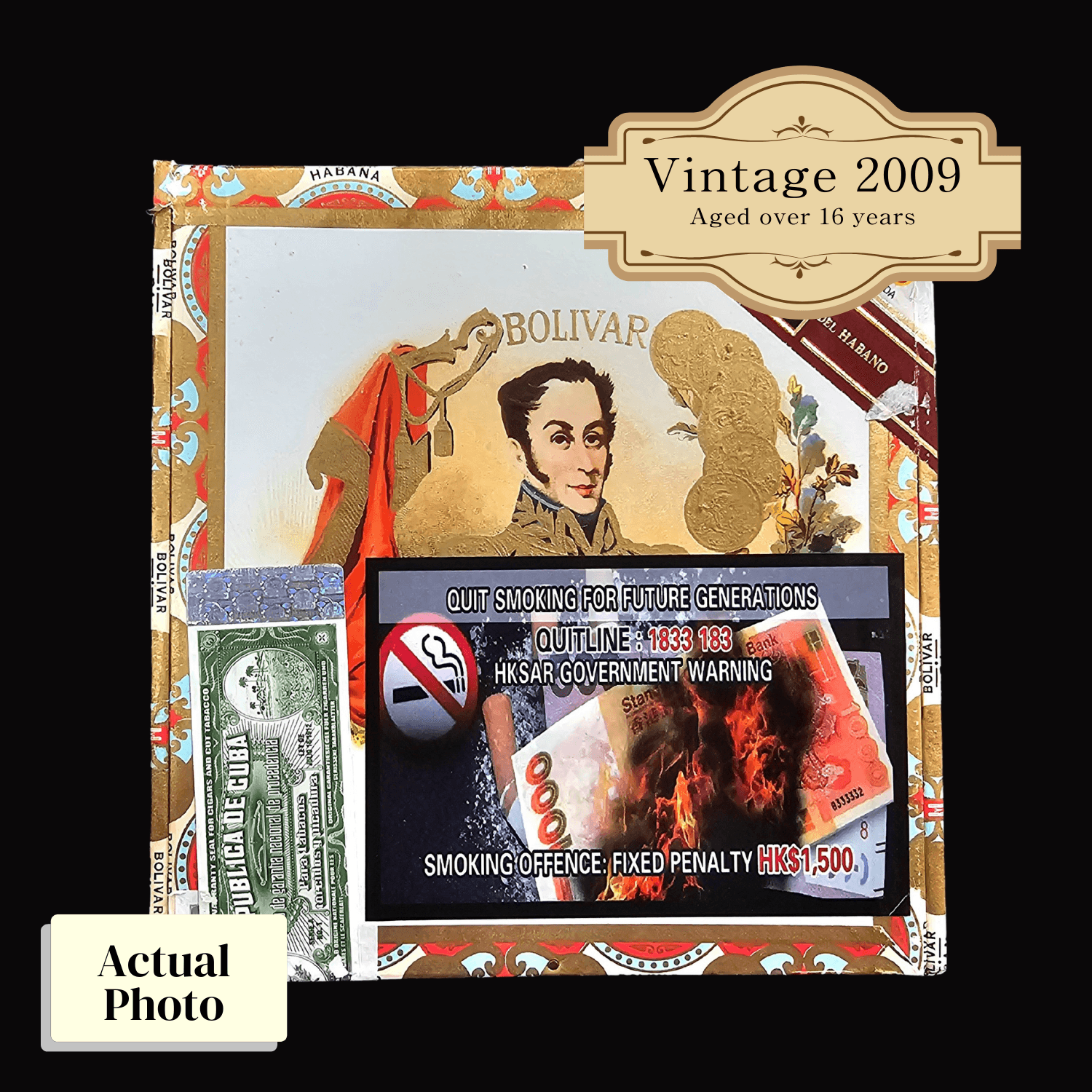 Vintage 2009 | Bolivar Gold Medal LCDH | Box 10 (Box Code: LRE SEP 09) (ref:SN00012384) - HK CohCigars