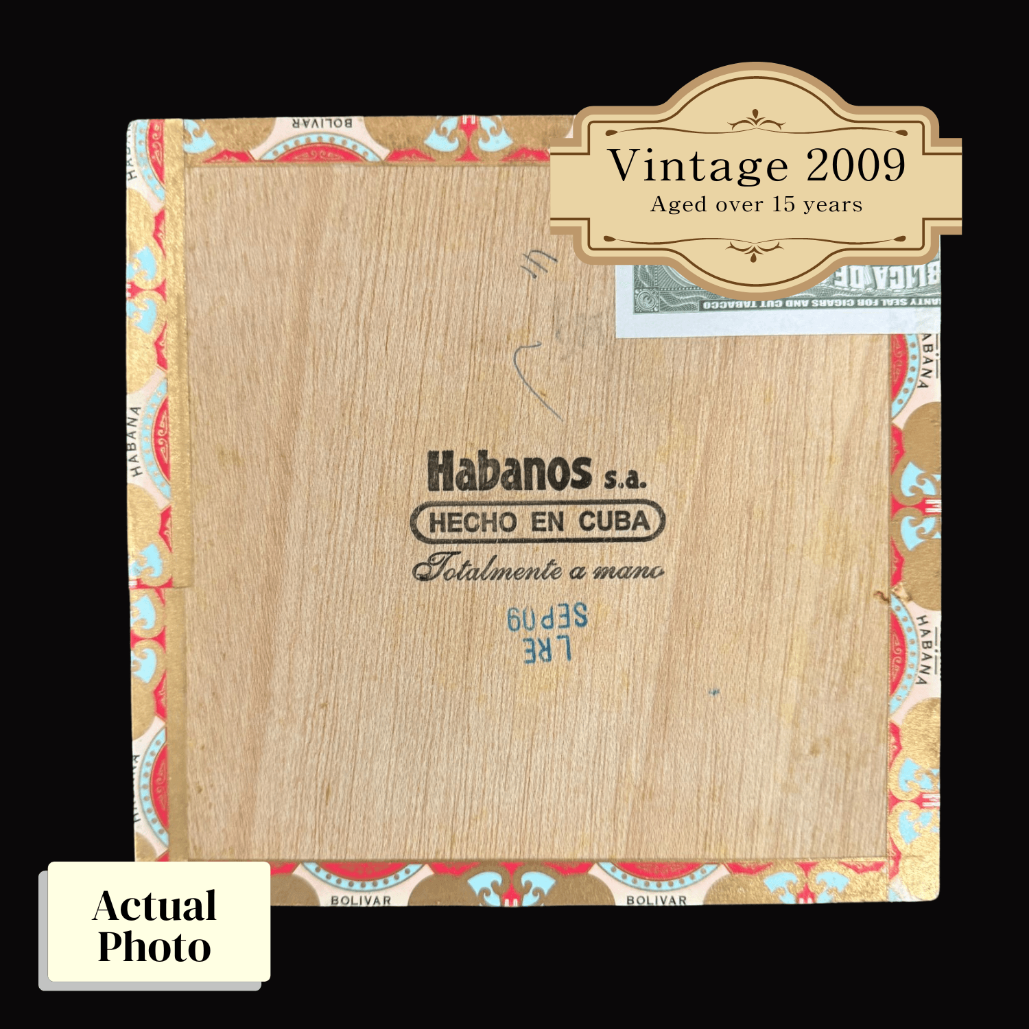 Vintage 2009 | Bolivar Gold Medal | Box 10 (Box Code: LRE SEP 09) - HK CohCigars