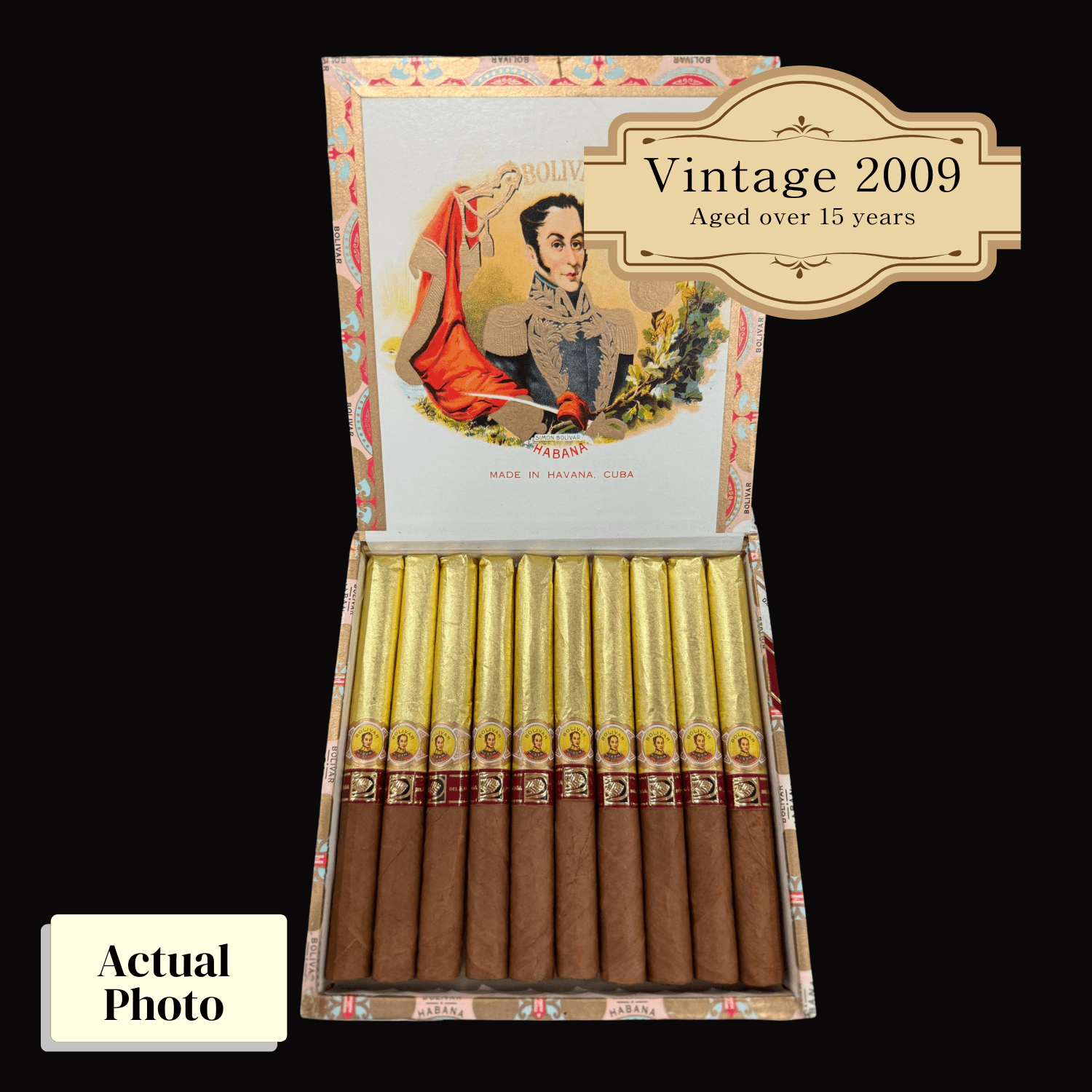 Vintage 2009 | Bolivar Gold Medal | Box 10 (Box Code: LRE SEP 09) - HK CohCigars