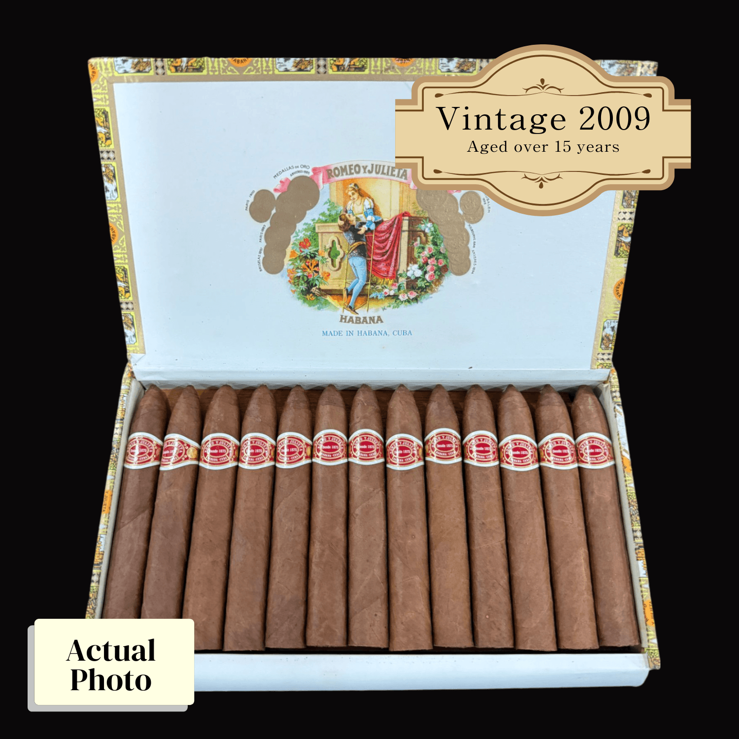 Vintage 2009 | Romeo Y Julieta Belicosos | Box 25 (Box Code: OMA DIC 09) - HK CohCigars