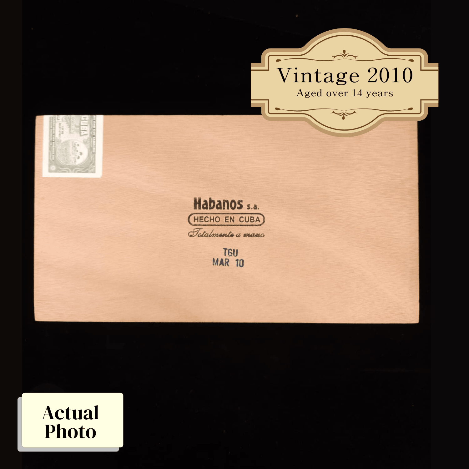 Vintage 2010 | Montecristo Edmundo | Box 25 (Box Code: TGU MAR 10) - hk.cohcigars