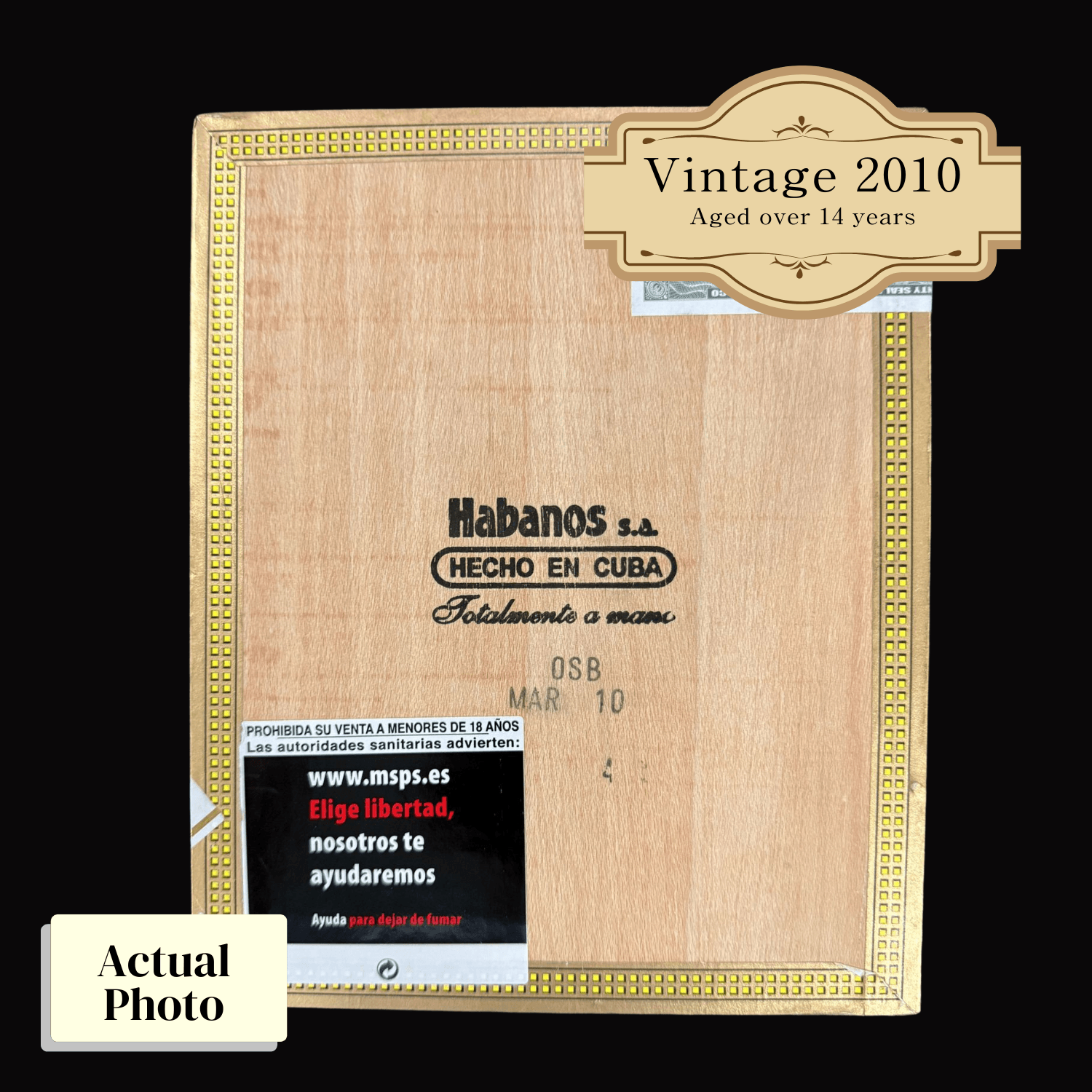 Vintage 2010 | Montecristo No.2 | Box 10 (Box Code: OSB MAR 10) - HK CohCigars