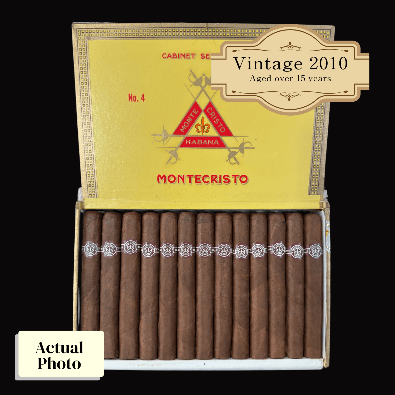 Vintage 2010 | Montecristo No.4 | Box 25 (Box Code: SLR MAY 10) - HK CohCigars