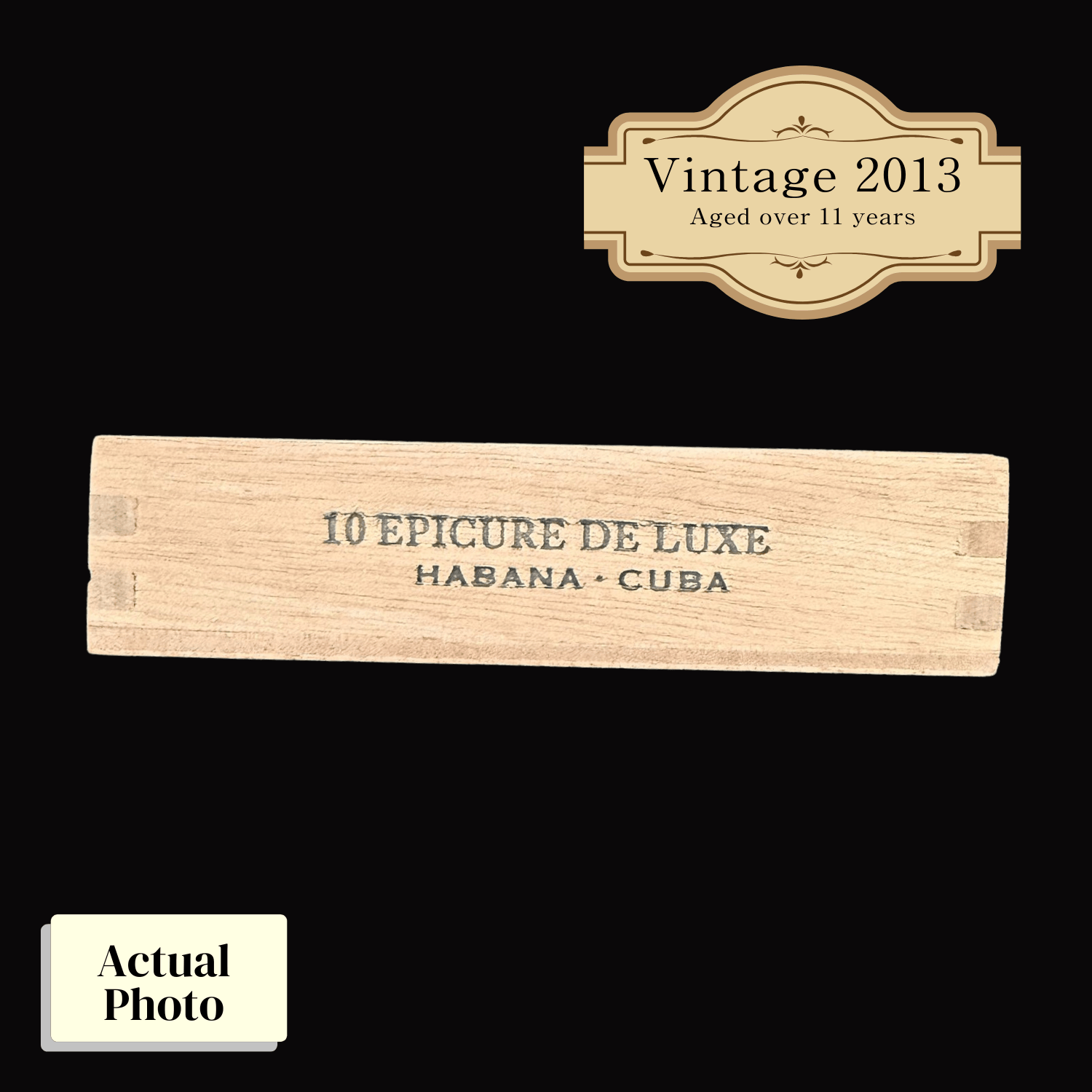Vintage 2013 | Hoyo de Monterrey Epicure De Luxe LCDH | Box 10 (Box Code: AME JUL 13) - HK CohCigars