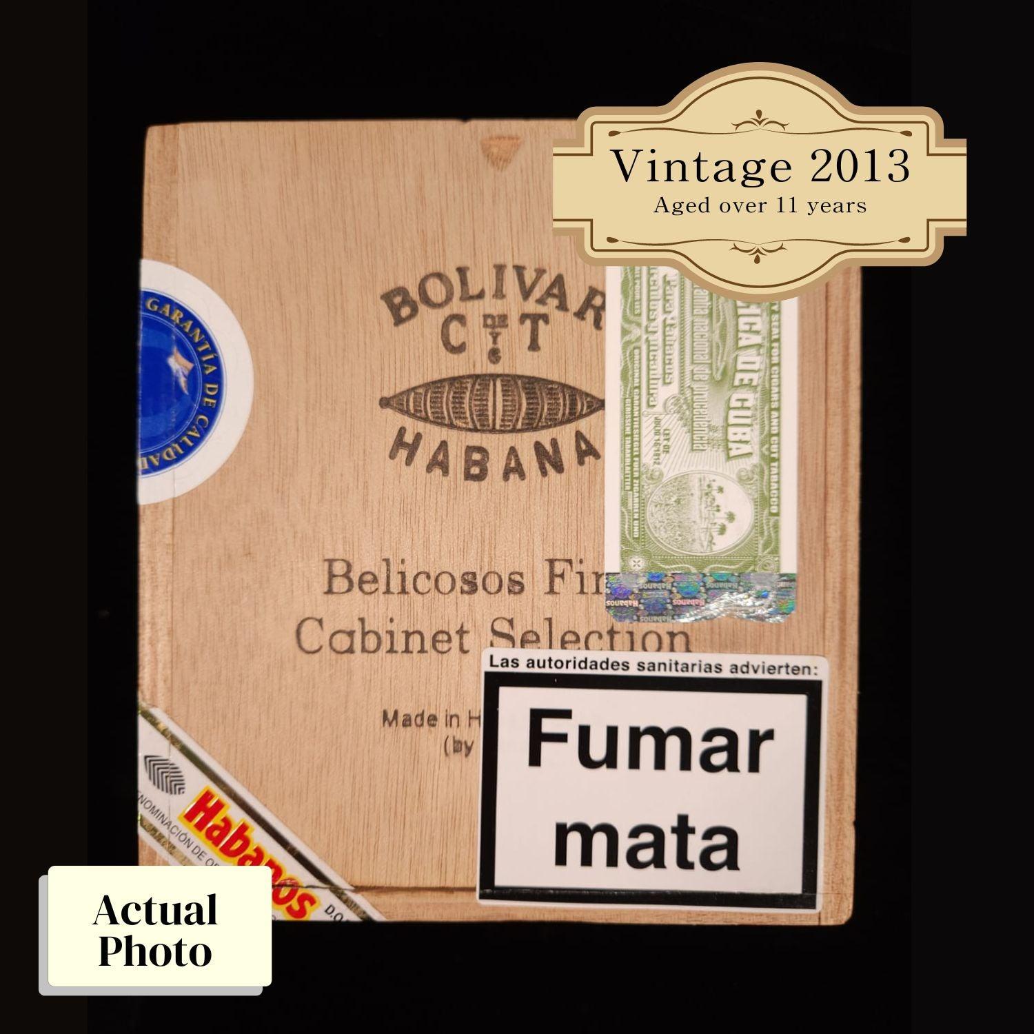Vintage 2014 | Bolivar Belicosos Finos SLB | Box 25 (Box Code: PMS MAR 14) - hk.cohcigars